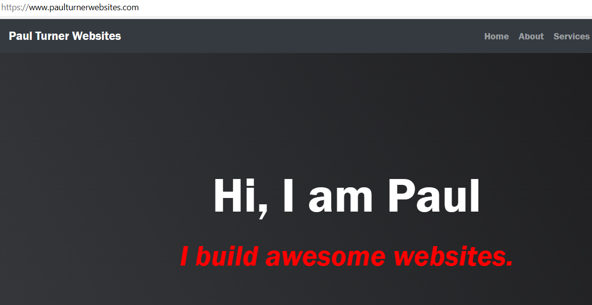 Paul Turner Websites